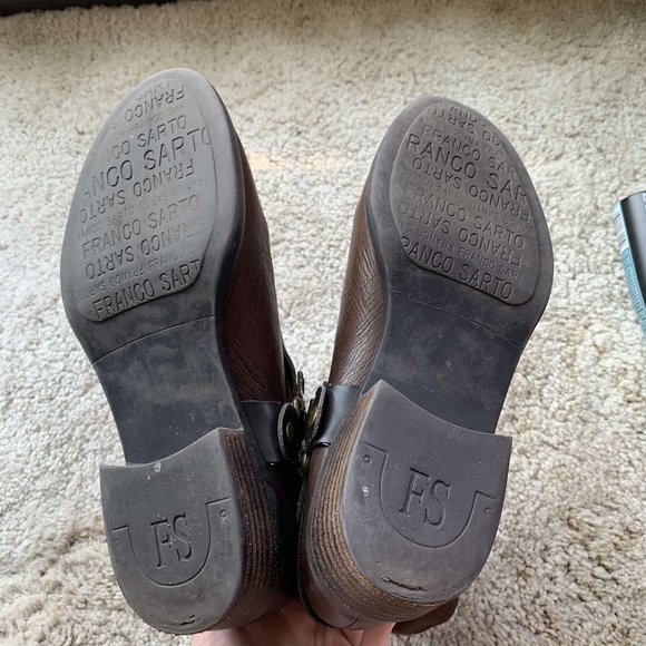 Franco Sarto Women's Leather Ankle Boots - Picture 4 of 4